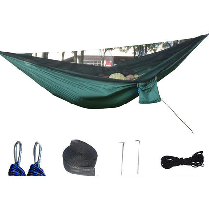 No Hanging Outdoor Mosquito Net HammockWilderness Camping Parachute Hammock