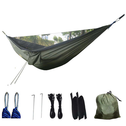 No Hanging Outdoor Mosquito Net HammockWilderness Camping Parachute Hammock