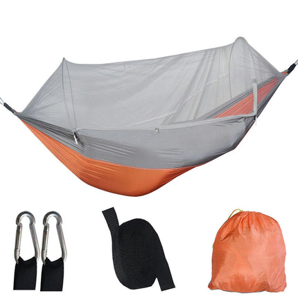 Automatic Quick Opening Hammock Parachute Fabric Anti-mosquito Anti-side Flip Mosquito Net Hammock