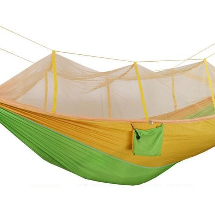 Camping Hammock with Mosquito Net - Ultra Lightweight and Durable Double/Single Travel Hammock