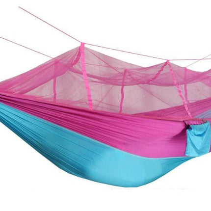 Camping Hammock with Mosquito Net - Ultra Lightweight and Durable Double/Single Travel Hammock