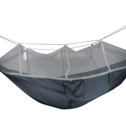 Outdoor Hammock with Mosquito Net Camping Ultralight Nylon Single and Double Hammock