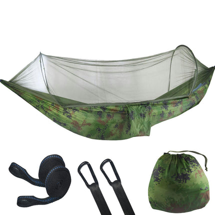 Fully Automatic Quick Opening Anti-mosquito Hammock Single/Double Camping No-hang Hammock