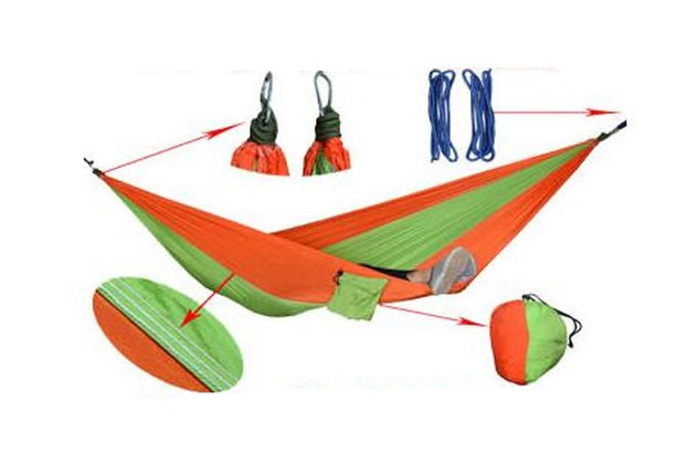 Camping Hammock-Camping Essentials Portable Hammock with Tree Strap for Outdoor Hiking and Traveling