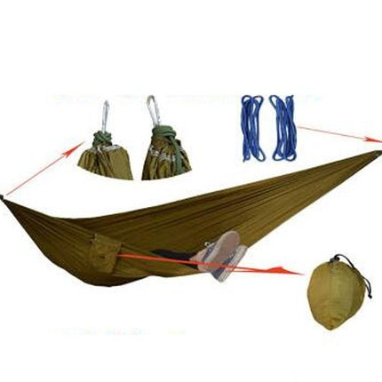 Camping Hammock-Camping Essentials Portable Hammock with Tree Strap for Outdoor Hiking and Traveling