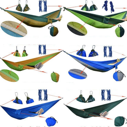 Camping Hammock-Camping Essentials Portable Hammock with Tree Strap for Outdoor Hiking and Traveling