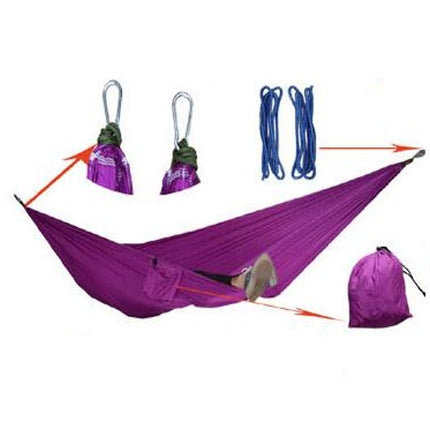 Camping Hammock-Camping Essentials Portable Hammock with Tree Strap for Outdoor Hiking and Traveling