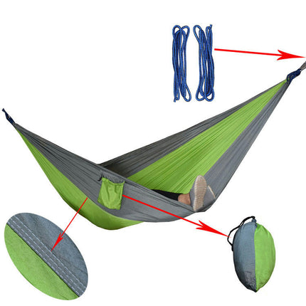 Ultralight Travel Camping Hammock Breathable Quick Dry Parachute Hammock for Outdoor Indoor Garden