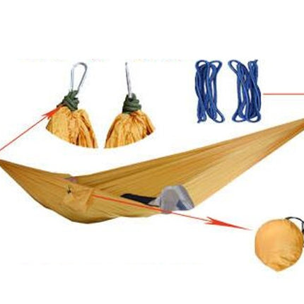 Ultralight Travel Camping Hammock Breathable Quick Dry Parachute Hammock for Outdoor Indoor Garden