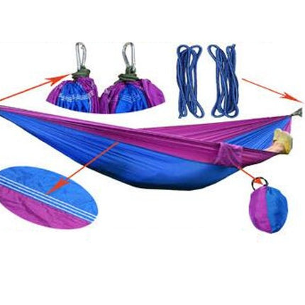 Ultralight Travel Camping Hammock Breathable Quick Dry Parachute Hammock for Outdoor Indoor Garden