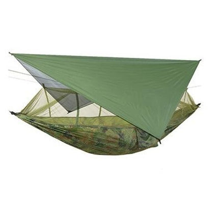 Camping Hammock with Mosquito Net and Rain Cover - Portable Double Travel Camping Hammock