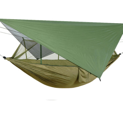 Camping Hammock with Mosquito Net and Rain Cover - Portable Double Travel Camping Hammock