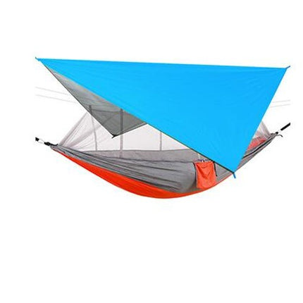 Camping Hammock with Mosquito Net and Rain Cover - Portable Double Travel Camping Hammock