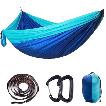 Ultralight Travel Camping Hammock-Breathable and Quick Drying Portable Parachute Cloth Hammock