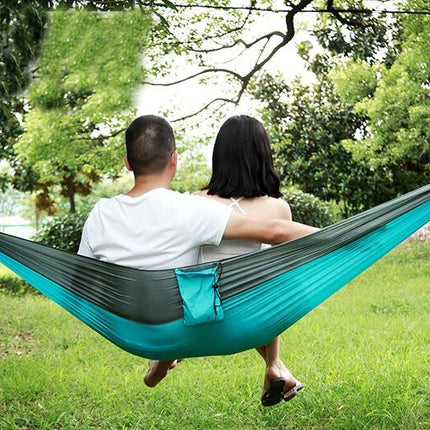 Single and Double Camping Dormitory Outdoor Leisure Parachute Fabric Hammock