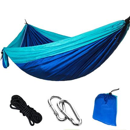 Hammock Portable Nylon Hammocks with Tree Straps Single Lightweigtht Hammock Swing for Outdoors