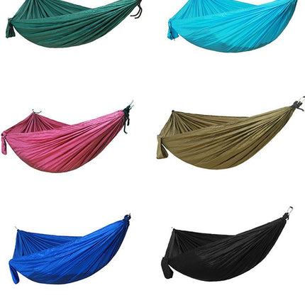 Hammock Portable Nylon Hammocks with Tree Straps Single Lightweigtht Hammock Swing for Outdoors