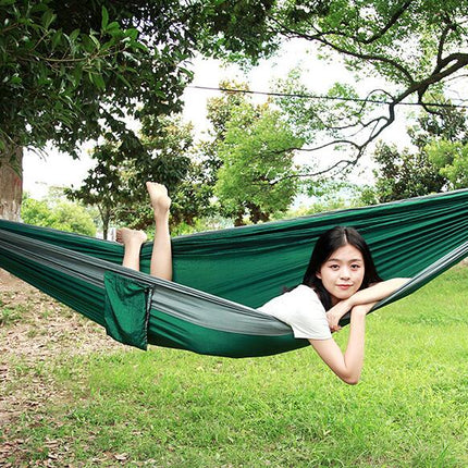 Hammock Portable Nylon Hammocks with Tree Straps Single Lightweigtht Hammock Swing for Outdoors