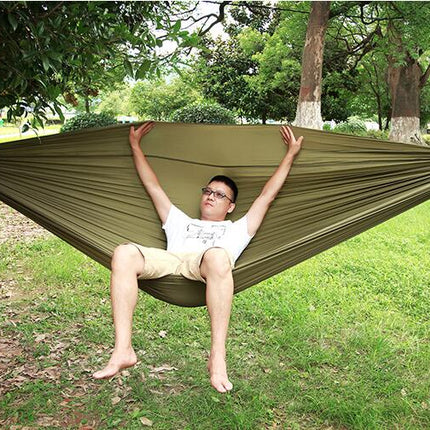 Ultralight Travel Camping Hammock 300kg Load Capacity, Breathable, Quick-drying Parachute Nylon Hammock