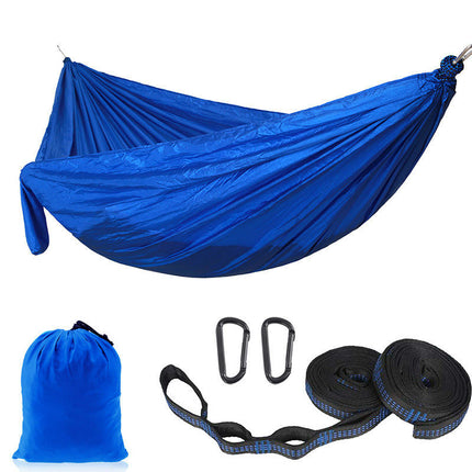 Single Double Camping Hammock 440lbs Lightweight Portable Nylon Hammock