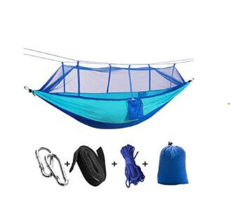 Camping Hammock with Mosquito Net - Ultra Lightweight Durable Double/Single Travel Hammock