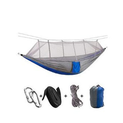 Camping Hammock with Mosquito Net - Ultra Lightweight Durable Double/Single Travel Hammock