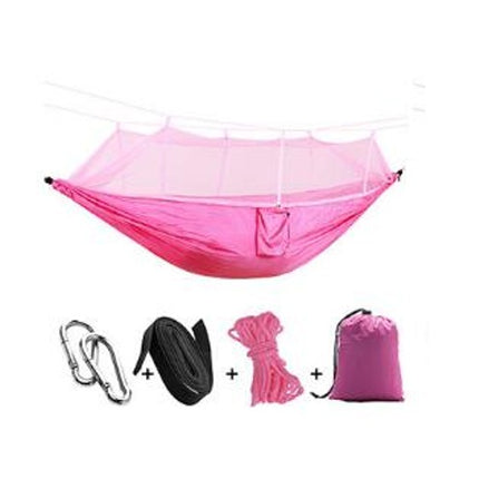 Camping Hammock with Mosquito Net - Ultra Lightweight Durable Double/Single Travel Hammock