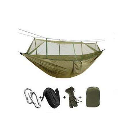 Camping Hammock with Mosquito Net - Ultra Lightweight Durable Double/Single Travel Hammock