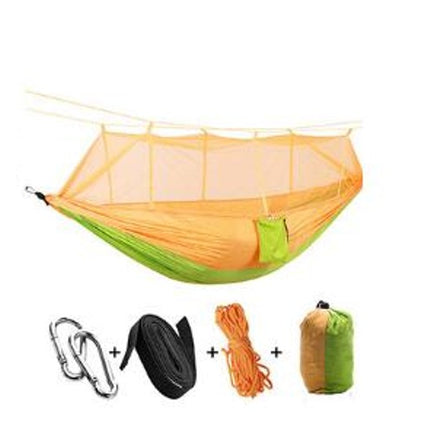 Camping Hammock with Mosquito Net - Ultra Lightweight Durable Double/Single Travel Hammock