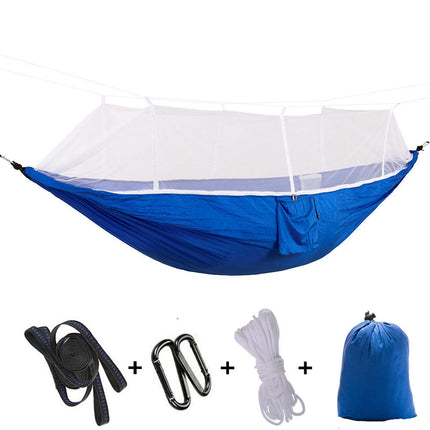 Camping Hammock with Mosquito Net-210T Quick-drying Parachute Nylon Lightweight Portable Travel Hammock