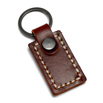 Car Keychain Genuine Leather Keychain, Universal Key Keychain Leather Key Chain Holder