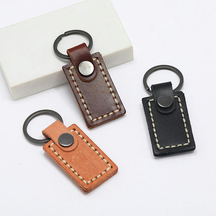 Car Keychain Genuine Leather Keychain, Universal Key Keychain Leather Key Chain Holder