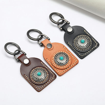 Keychain, Universal Key Keychain Leather Key Chain Car Keychain Genuine Leather Keychain