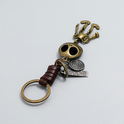 Skull Keychain Women's Keychain Men's Pendant Creative Pendant for Car Halloween