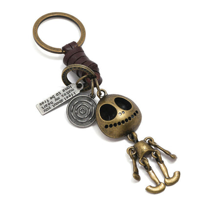 Skull Keychain Women's Keychain Men's Pendant Creative Pendant for Car Halloween