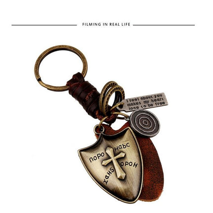 Keychain for Bag Key Ring Car Keychains, Punk Keychain Leather Keychains for Women And Men