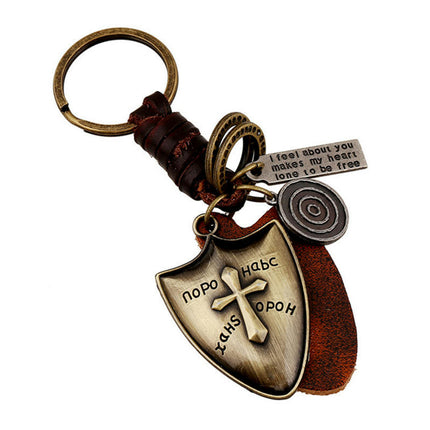 Keychain for Bag Key Ring Car Keychains, Punk Keychain Leather Keychains for Women And Men