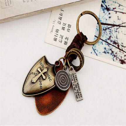 Keychain for Bag Key Ring Car Keychains, Punk Keychain Leather Keychains for Women And Men