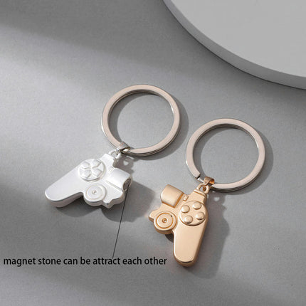 2 Pieces Couple Keychain Key Chains couple key chain bag pendant Pendant Keyrings