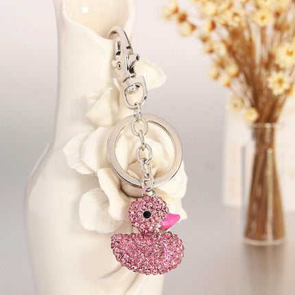 Crystal Keychains Cute Purse Charms Car Key Chains Bag Accessories for Women Pendant Keyrings