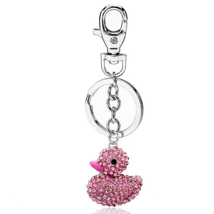 Crystal Keychains Cute Purse Charms Car Key Chains Bag Accessories for Women Pendant Keyrings