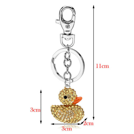 Crystal Keychains Cute Purse Charms Car Key Chains Bag Accessories for Women Pendant Keyrings