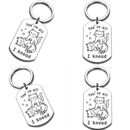 Cat Keychains for Women Purse Charms for Cute Pendant with Key Rings Car Key Chains Ring