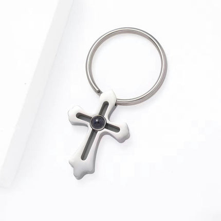 Keychain,Accessories Mini Religious Cross Car Key Chains Cross Keyrings Bags Pendant