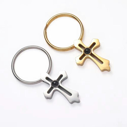 Keychain,Accessories Mini Religious Cross Car Key Chains Cross Keyrings Bags Pendant