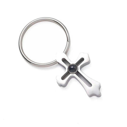 Keychain,Accessories Mini Religious Cross Car Key Chains Cross Keyrings Bags Pendant