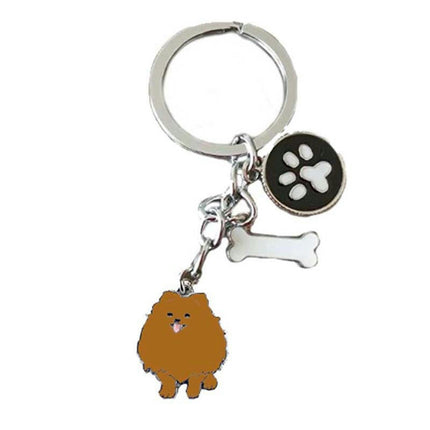 Creative Keychain Pouch Pendants Keys Hanging Dog Ornaments Keychains Cartoon Bag Pendant