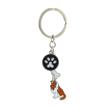 Creative Keychain Pouch Pendants Keys Hanging Dog Ornaments Keychains Cartoon Bag Pendant