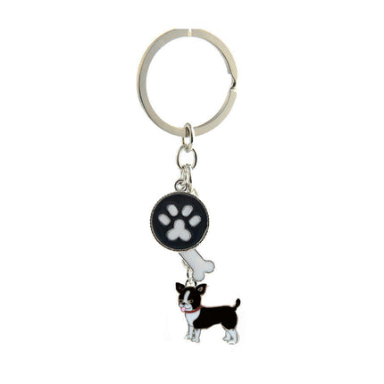 Creative Keychain Pouch Pendants Keys Hanging Dog Ornaments Keychains Cartoon Bag Pendant