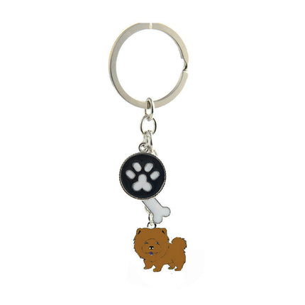 Creative Keychain Pouch Pendants Keys Hanging Dog Ornaments Keychains Cartoon Bag Pendant